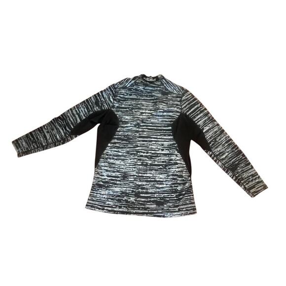 Nike Hyperwarm Pro Combat Dri Fit Long sleeve fitted top gray and black winter - Picture 7 of 9